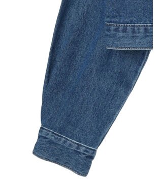 Green Parks ・Ｄｏｕｂｌｅ　Ｆｌａｇｓ　　フリルカラーＧジャン Indigo