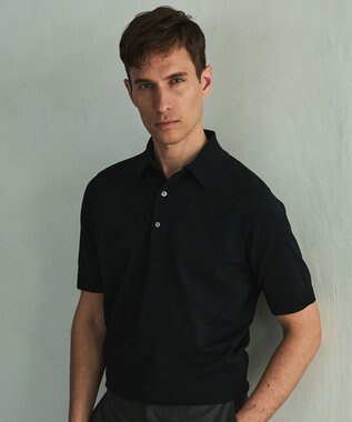 GOTAIRIKU 毎日の仕事着に【洗濯機可】テーラード DRESS BIZ ニットポロ