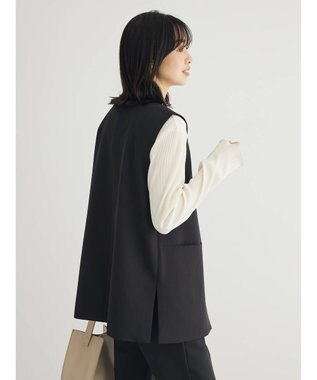 Green Parks きれいシルエットジレ Black