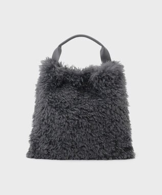 GRACE CONTINENTAL ファービッグトート チャコール