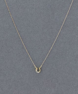  【金属アレルギー対応】ラッキーホースシューネックレス