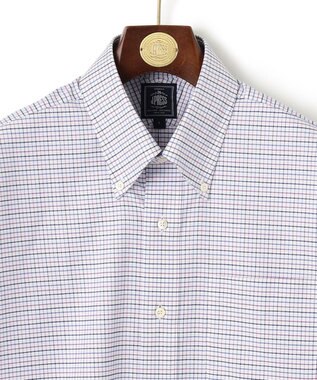 J.PRESS MEN 【WEB・一部店舗限定】オックスフォードトリプルカラーチェック 半袖シャツ/B.D ピンク系3