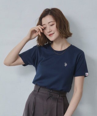 WEGO 【SMLサイズ展開】U.S. POLO ASSN.別注コンパクトTシャツ