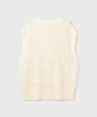 GRACE CONTINENTAL ループニットベスト ホワイト