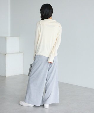 CRAFT STANDARD BOUTIQUE ハイネックハーフボタンプルオーバー Off White