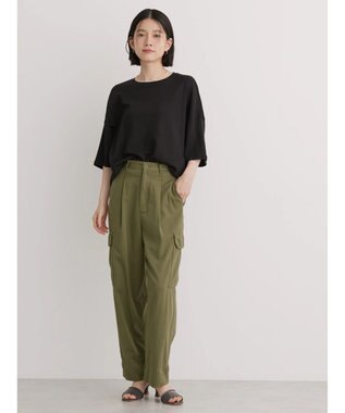 AMERICAN HOLIC ＵＶカット　コクーン半袖カットプルオーバー Black