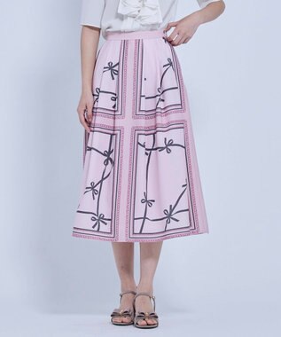 TOCCA RUBAN CARRE スカート ピンク系5