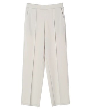 Green Parks らくスレストレートパンツ Ecru