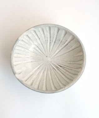 たち吉 【たち吉】粉引彫文取り鉢〈５個〉美濃焼 キナリ