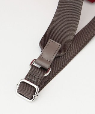 Y'SACCS ナイロン×リサイクルレザー　コンビマルチリュック ワイン