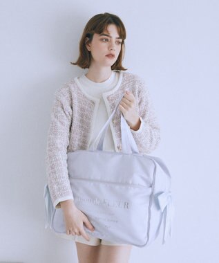 Maison de FLEUR サテンキャリーオンバッグ