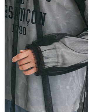 Green Parks ２ＷＡＹチュールギャザープルオーバー Black