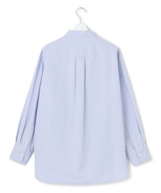 23区 【SLOW/一部店舗限定】コットンオックス シャツ サックスブルー