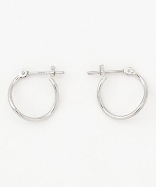TOCCA 【WEB限定】PETAL HOOP PIERCED EARRINGS プラチナ ピアス プラチナ系