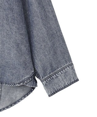 YECCA VECCA 【販売なし】バイオ加工ウ゛ィンテージデニムシャツ Gray