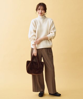 ANY L ウィンターニット エクリュ