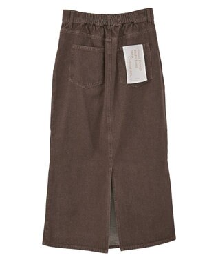 Green Parks デニムタイトロングスカート Brown