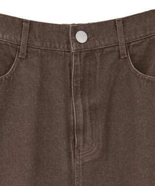 Green Parks デニムタイトロングスカート Brown