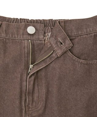 Green Parks デニムタイトロングスカート Brown