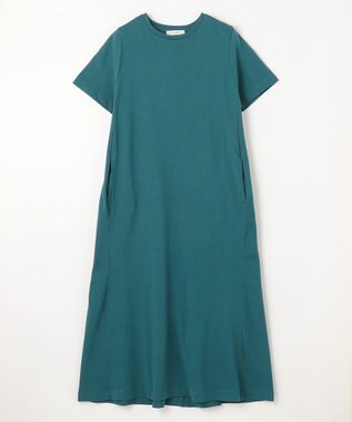ANY 【洗濯機可】Ａラインフレア ワンピース グリーン