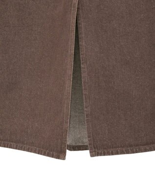 Green Parks デニムタイトロングスカート Brown