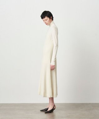 ATON WOOL CASHMERE SILK | タンクトップドレス OFF WHITE