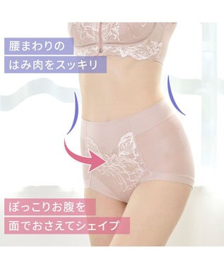 BRADELIS New York 【BRADELIS NewYork peace】すらっとフィット快適ショーツ24 DB224203 ローズピンク