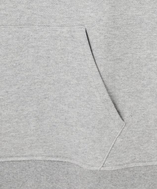 J.PRESS YORK STREET 【UNISEX】裏毛ロゴハーフジップ スウェット ライトグレー系