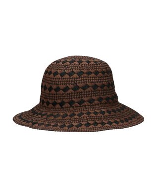 Green Parks ・配色ペーパーハット Brown