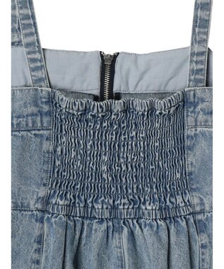 Green Parks ・ＥＬＥＮＣＡＲＥ　ＤＵＥ　デニム　Ｗ　ＺＩＰジャンスカ Light Indigo