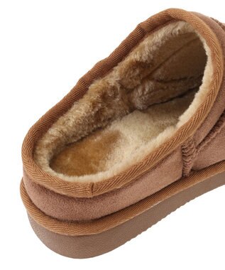 Green Parks ●ＭＥＩ　フェイクスエードモックシューズ Black