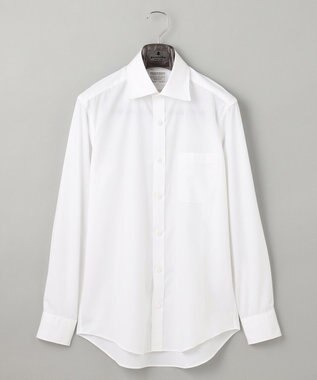 GOTAIRIKU 【形態安定】PREMIUMPLEATS_セミワイドカラー _織柄_通年ドレスシャツ ドビーストライプ/ホワイト系1