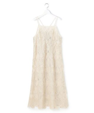 23区 【先行予約】ペイズリーレース キャミソールワンピース ベージュ系