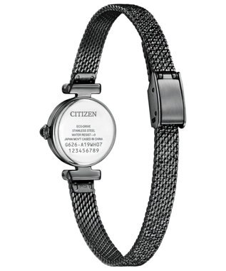 CITIZEN 【特定店取扱いモデル】ジュエリーのように煌めくラウンドメッシュモデル EG7085-50L ブラック