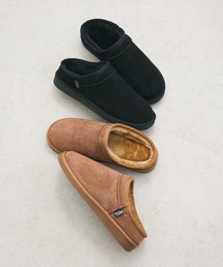 Green Parks ●ＭＥＩ　フェイクスエードモックシューズ Black