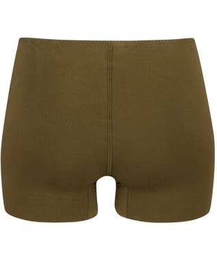 Wing あったかインナーボトム 綿100％(肌側) アウターにひびきにくい 一枚ばき可能 【綿の贅沢 ここちフラット】 1分丈 秋 冬 ER4172 ウイング／ワコール カーキブラウン