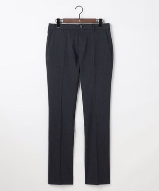 JOSEPH ABBOUD 【ウエストも伸びる!オーガニックコットン使用】サマームリネ パンツ ネイビー系