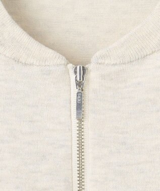 J.PRESS LADIES 【洗える】ラメニット ブルゾン ナチュラル系