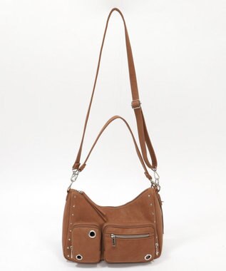 WEGO BIGハトメ2wayショルダー キャメル