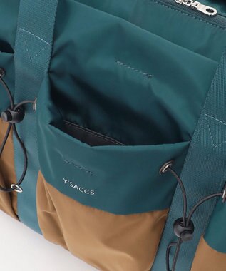 Y'SACCS ドローストリング コンビカラービッグトート ブルー