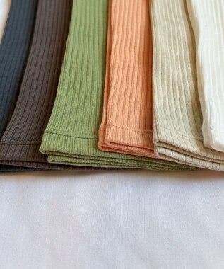 ORuKuBET organic cotton rib arm cover 【 UVカット・オーガニックコットン・日本製 】 ベージュ