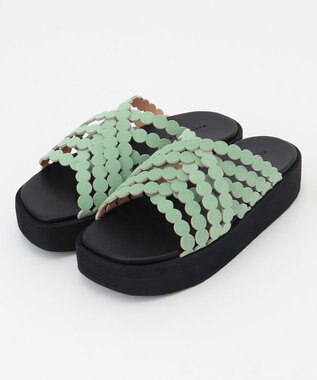 BEIGE， MARY AL TERNA / MOON サンダル Fresh Green