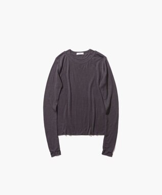 ATON TENCEL SILK CIRCULER RIB | クルー＆クルーレイヤード