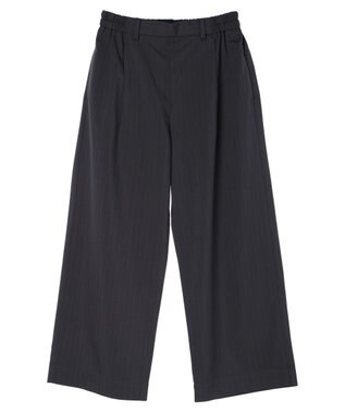 CRAFT STANDARD BOUTIQUE イージーケアピンストライプテーパードパンツ Stripe Gray