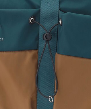 Y'SACCS ドローストリング コンビカラービッグトート ブルー