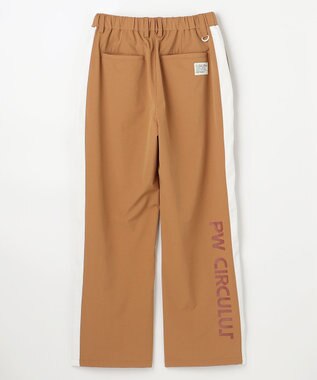 PW CIRCULUS 【WOMEN】サイドラインストレートワイドパンツ ゴルフウェア レディース ベージュ系