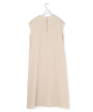 ICB L 【先行予約】 ドライアセテートスラブ フレンチスリーブワンピース サンドベージュ