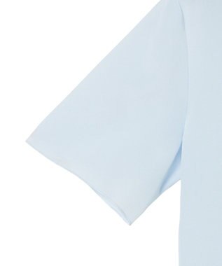 JOSEPH クレープ ド ソワ　ブラウス Oxford blue