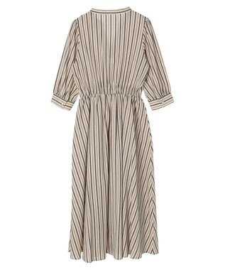 Green Parks ・ＥＬＥＮＣＡＲＥ　ＤＵＥ　ドビーストライプワンピ Beige