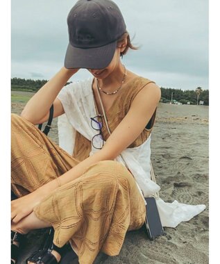 Green Parks クラシックレースロンパース Camel